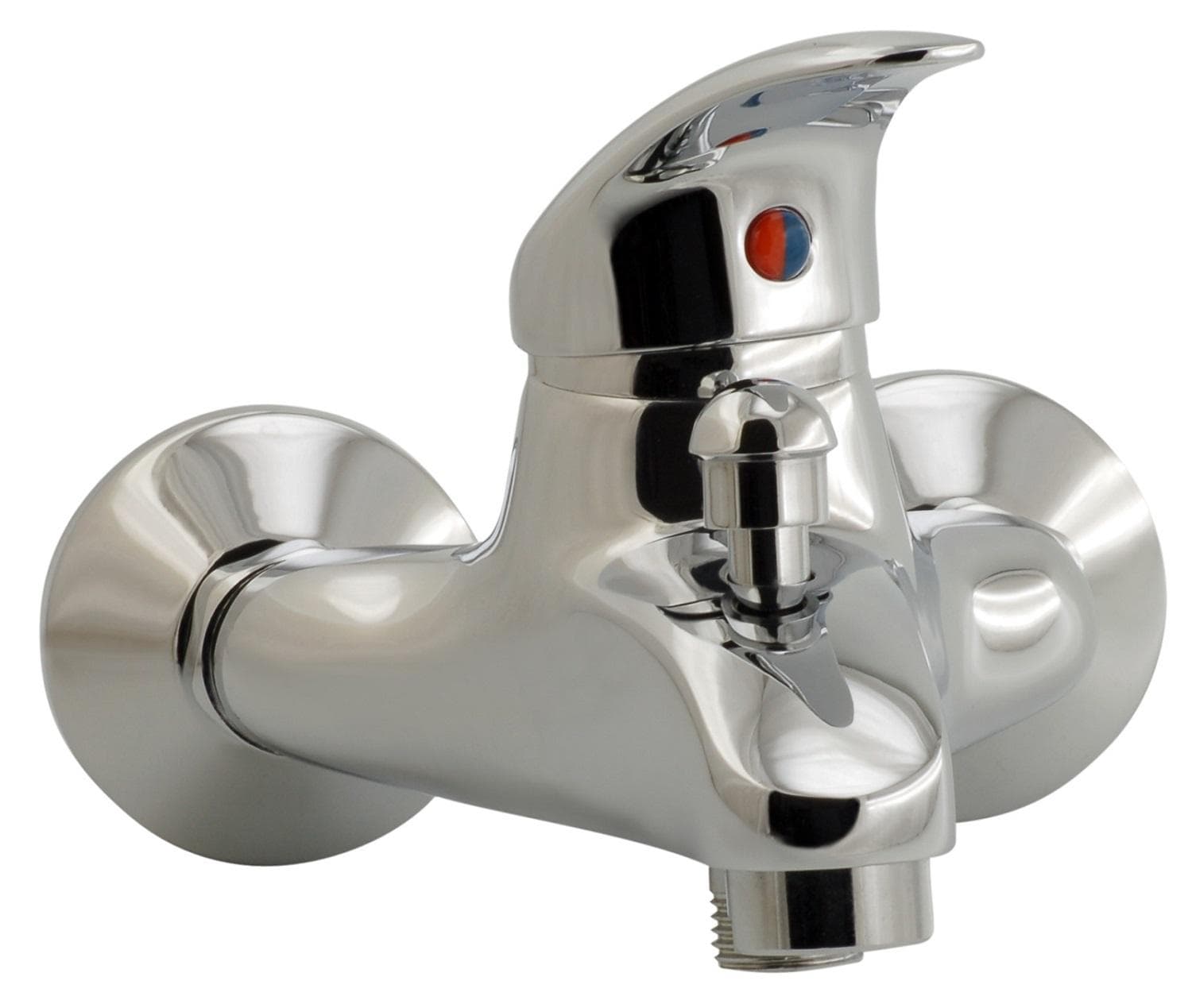 RS.6115.100 SAMTEK ARIES vaňová batéria na stenu do kúpeľne s pákou, montážny rozstup 100 mm