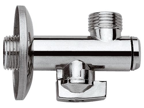 Rohový ventil s filtrom 1/2"x1/2" REMER, mosadz/chróm. 1231212