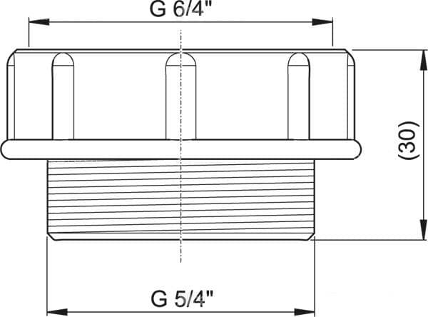  Alca Redukcia plastová S0506-ND, 5/4"×6/4" MF AL-REDUKCIA 5/4x6/4 vnut.vonk nahrada za S506