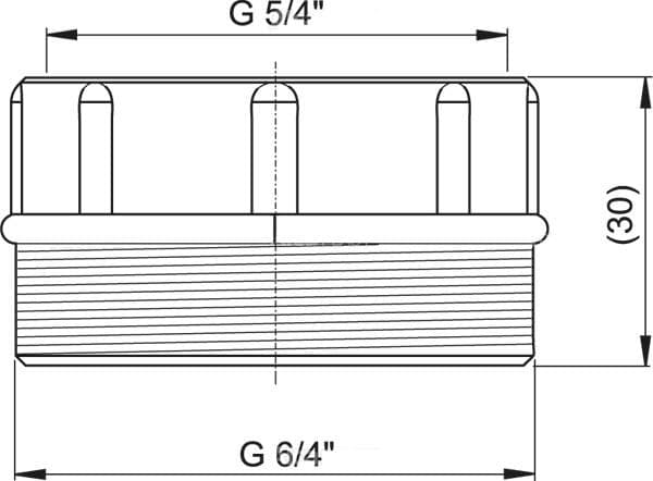  Alca Redukcia plastová S0556-ND, 6/4"x5/4" MF AL-REDUKCIA PLASTOVA 6/4x5/4 MF