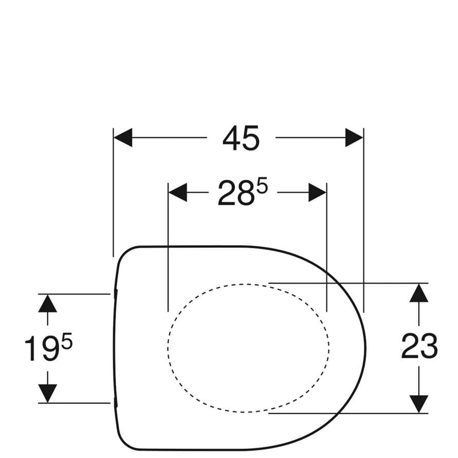  Geberit WC sedadlo Geberit Selnova, upevnenie zhora, automatické plynulé zatváranie, biele G Selnova M30112 WC sedadlo, upevnenie zhora, automatické plynulé zatváranie, biele