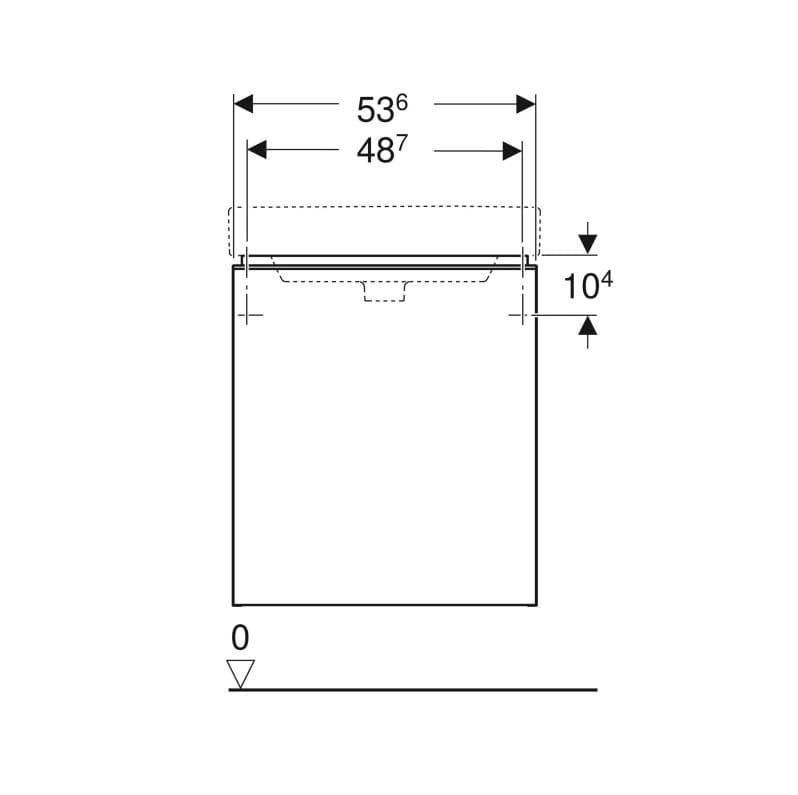  Geberit G Smyle Square skrinka pod 55cm umývadlo, s 1 dvierkami, 53.6x61.7x43.3cm, sivá, závesy-vľavo G Smyle Square skrinka pod 55cm umývadlo, s 1 dvierkami, 53.6x61.7x43.3cm, sivá, závesy-vľavo
