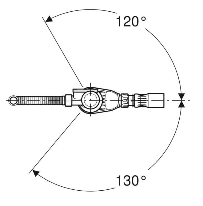  Geberit Vaňový sifón Geberit so stláčacím ovládaním PushControl, d52, so súpravou pre konečnú montáž G Geberit PushControl vaňový odtok D52, lesklý chróm