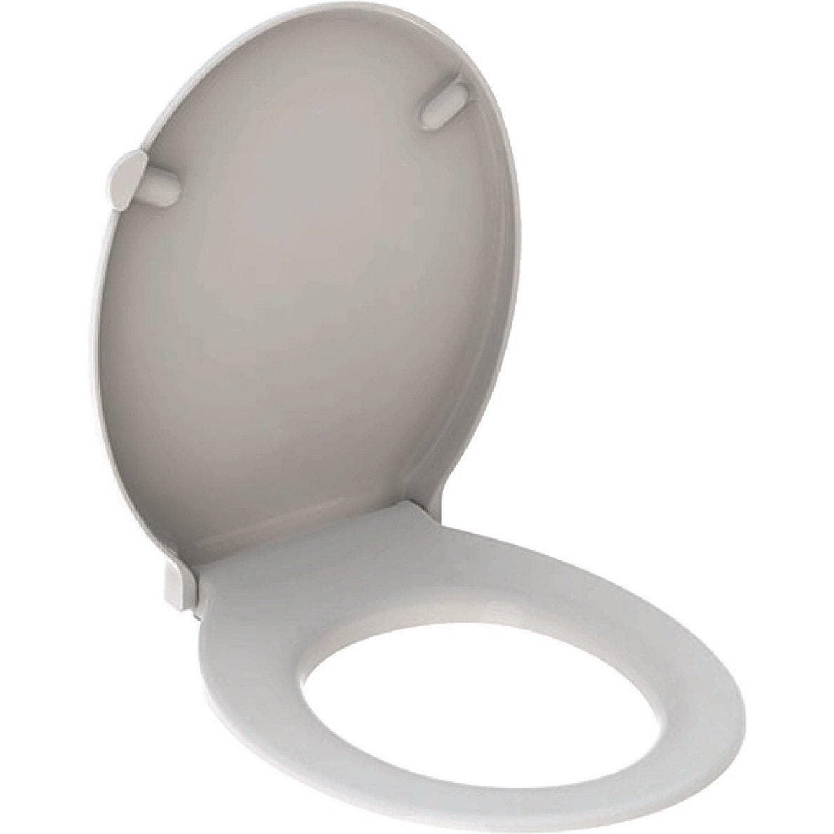 WC sedadlo Geberit Selnova Comfort, bezbariérové, Duroplastové, upevnenie zhora, biele