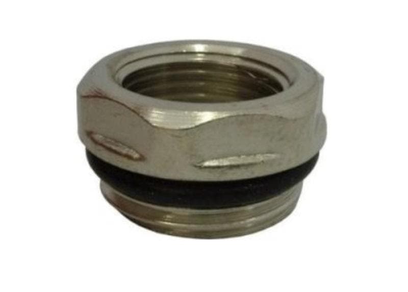 Redukcia radiátorová 1/2"x3/8" chróm s gumeným o-krúžkom
