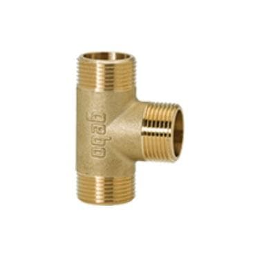T-kus 90°(135) M/M/M  1/2", K-506T, vonkajší závit, atyp, mosadz, 135-4BR