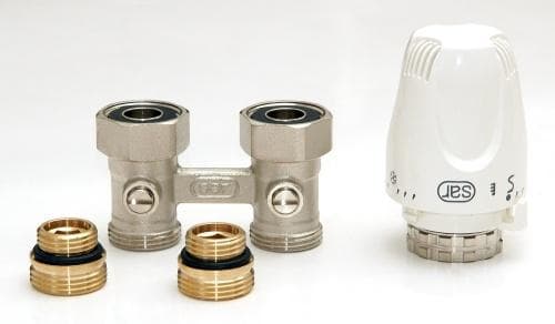 SET_VK priamy - 1/2"-3/4"E - termostatický set EUROKONUS s W5-RI na dopojenie radiátorov so SP