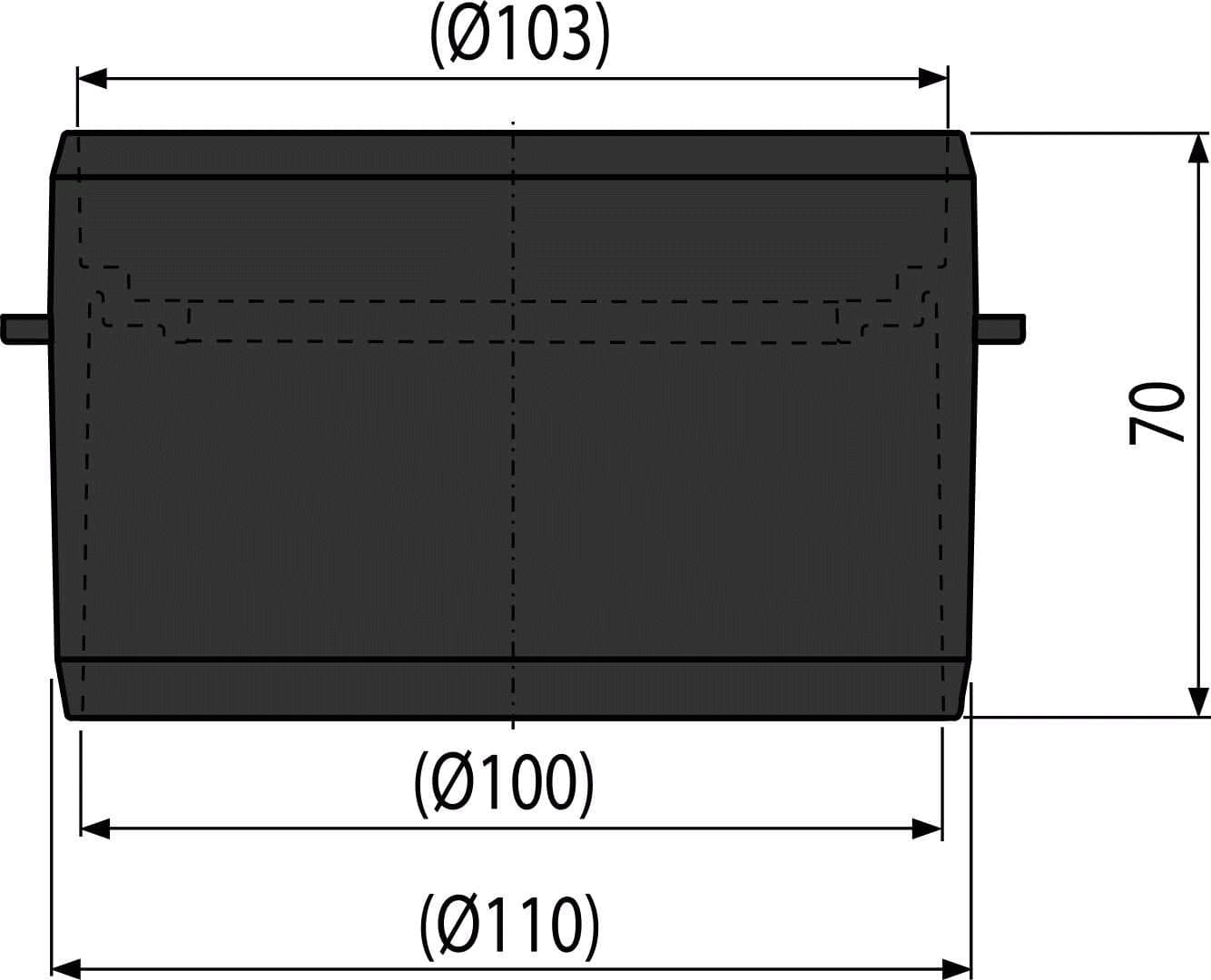  Alca AVZ-P001ND hrdlo pre napojenie na odpad DN110, AVZ-P001 AL-vonk. HRDLO DN110 na spodny odvod