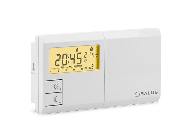 Elektronický drôtový termostat 091FLv2 t,  programovateľný  2xbatAA 230V