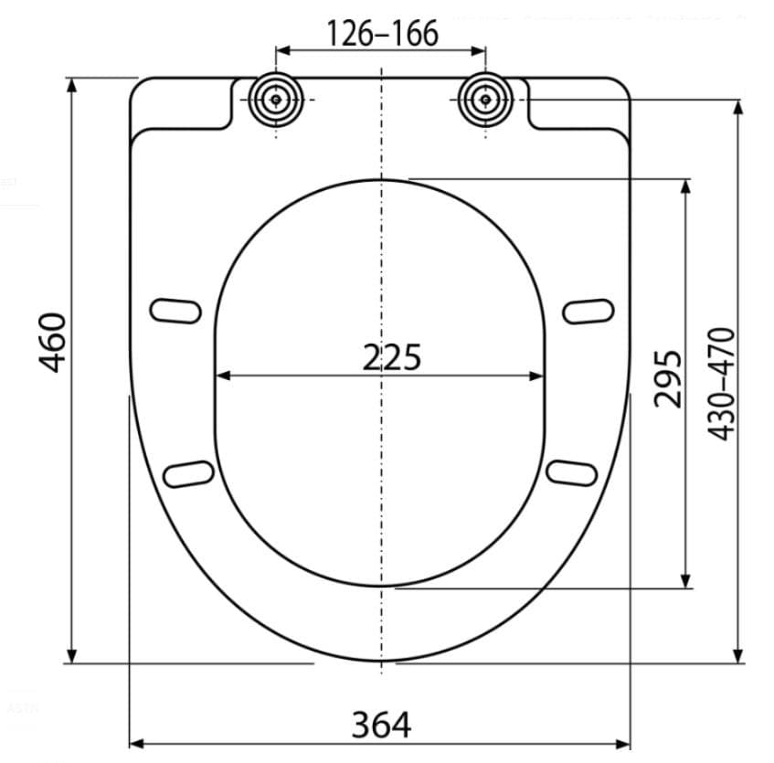  Alca WC sedadlo A66 SOFTCLOSE spomaľovací systém, duroplast Antibacterial, rýchloupínací systém AL-SEDADLO WC A66 SPOMAL.odnimatelne