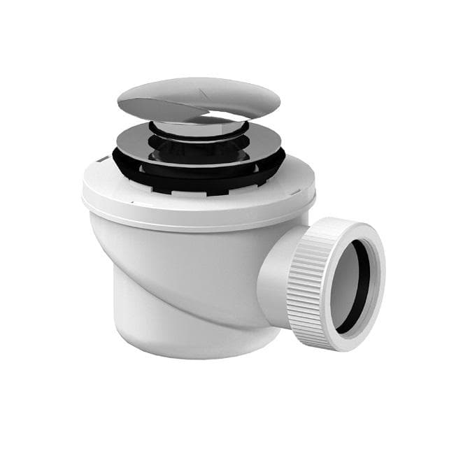 Vaničkový sifón  P-1440K-50/60 DN40, Q50-60, CLICK/CLACK, chróm