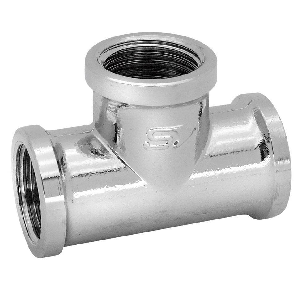 T-kus F/F/F DN25 - 1", KE-506CR, chróm