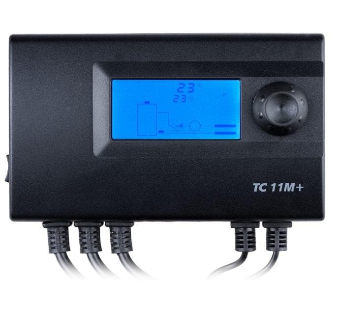 Elektronický digitálny termostat TC11M+, s intelig.riadením vykurovacieho systému s trojcestným vent