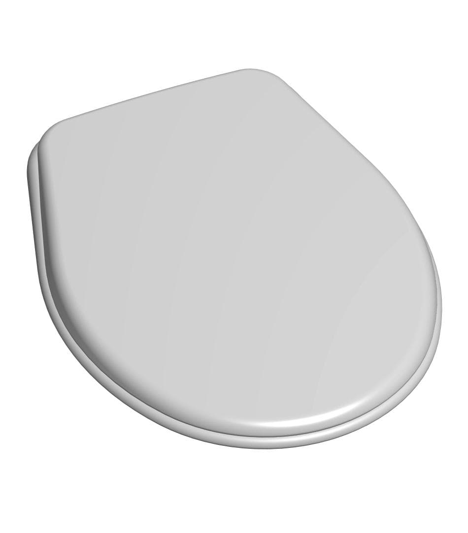 WC sedadlo P-3557K, ABS,antibakteriálne, hrubostenné,  kovové závesy