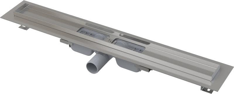 APZ101- 950 LOW Podlahový žľab znížený s okrajom pre perforovaný rošt, dĺžka 950 mm, nerez