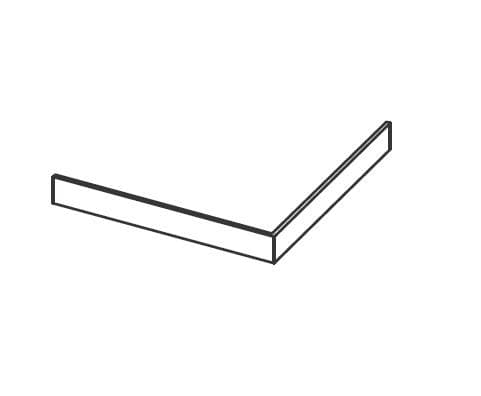 SVLMP 900I Čelný panel  900x900 mm pre štvorcové sprchové vaničky z liateho mramoru SVLM900I (včítane nožičiek)