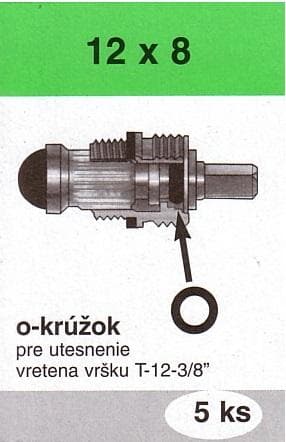  MP Sada O-krúžkov 12 x 8 - sada 5 ks tesnení k utesneniu vretena vršku T-12-3/8" 12X8 SADA GUM.O-KRUZKOV