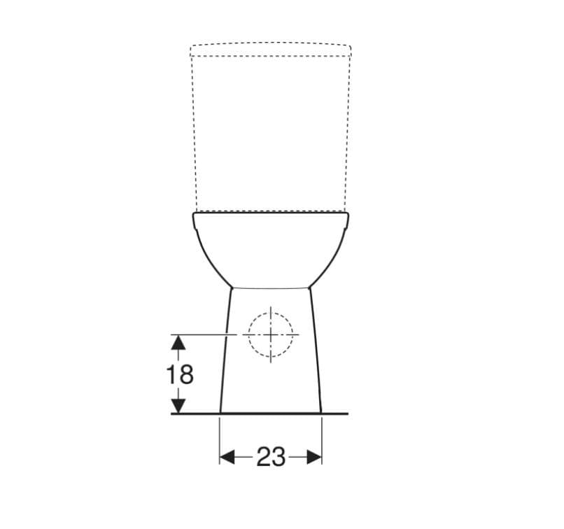  Geberit WC misa Geberit Selnova Comfort pre splachovaciu nádržku umiestnenú na WC mise, s hlbokým splachovaním, vodorovný odtok, zvýšené, Rimfree G Stojacie WC Geberit Selnova Comfort pre splachovaciu nádržku umiestnenú na WC mise, s hlbokým splachovaním, vodorovný odtok, zvýšené, Rimfree