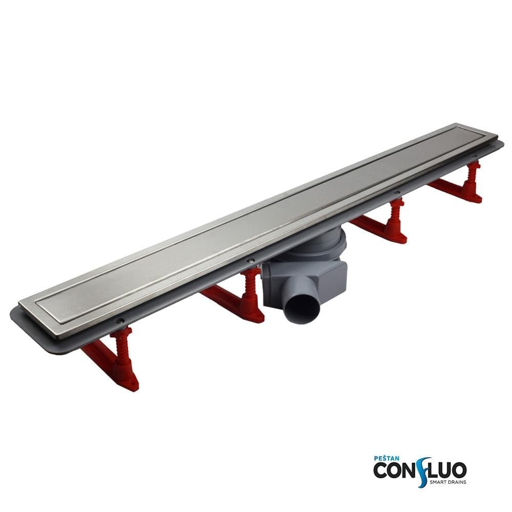 Podlahový žľab CONFLUO Premium Line, D50, dĺžka 850 mm