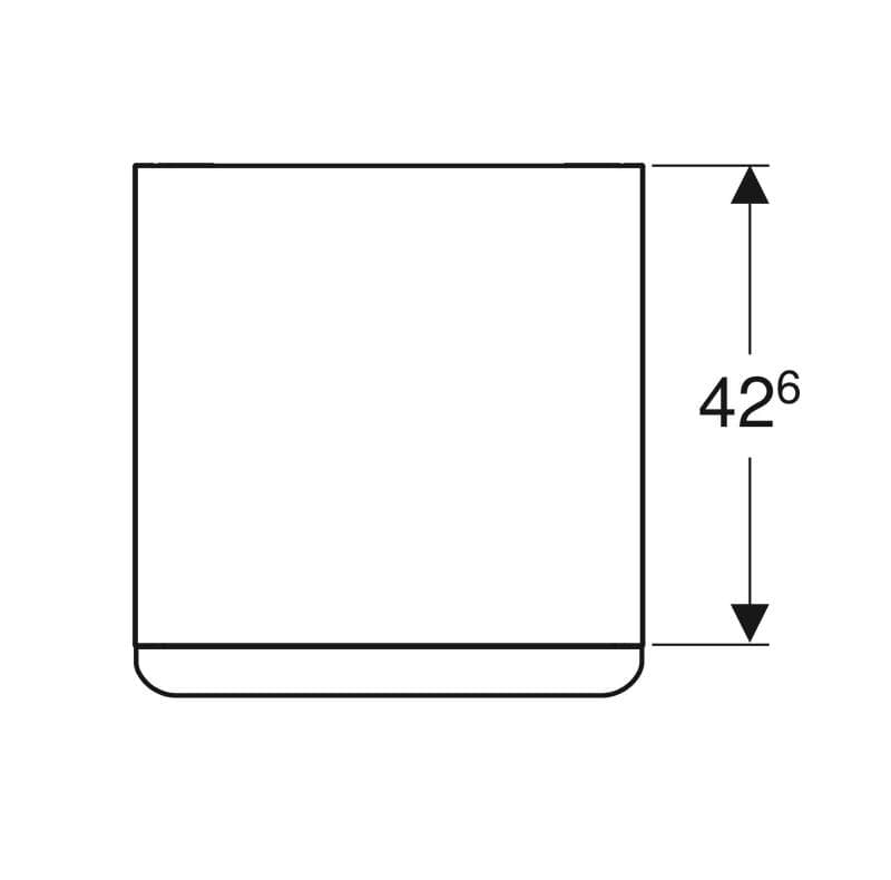  Geberit G Smyle Square bočná skrinka s 2 zásuvkami, 45x60x47cm, pieskovosivá G Smyle Square bočná skrinka s 2 zásuvkami, 45x60x47cm, pieskovosivá