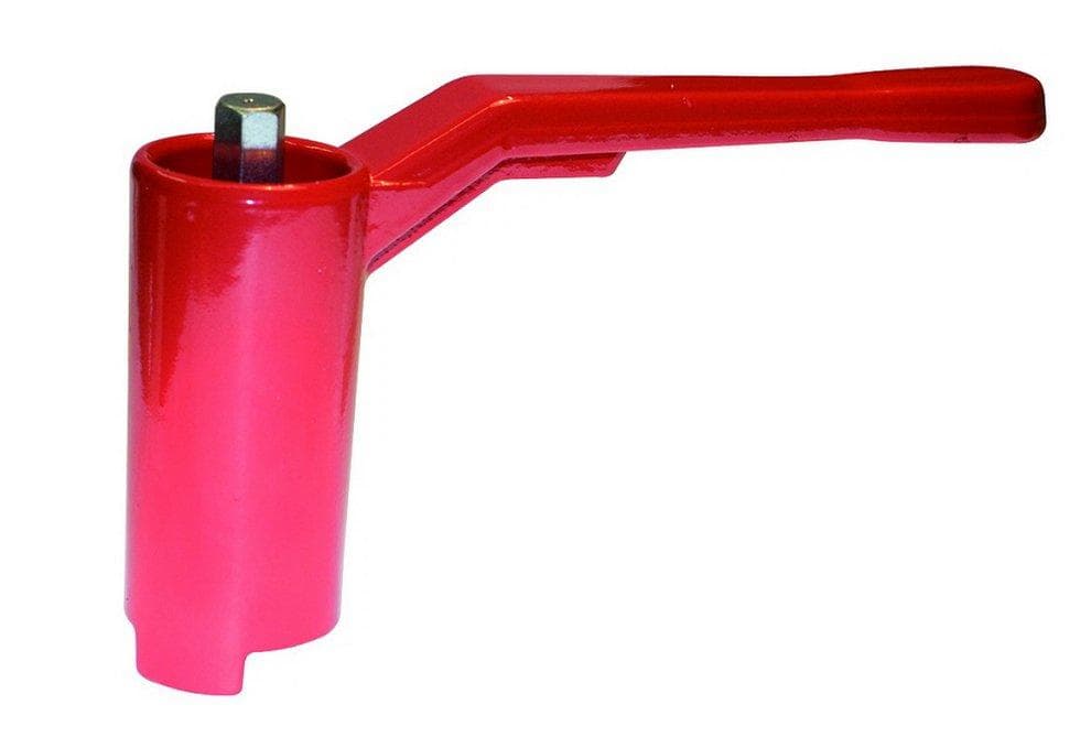 ITAP Páka pre guľový ventil, predĺžená, veľkosť 1 (červená)