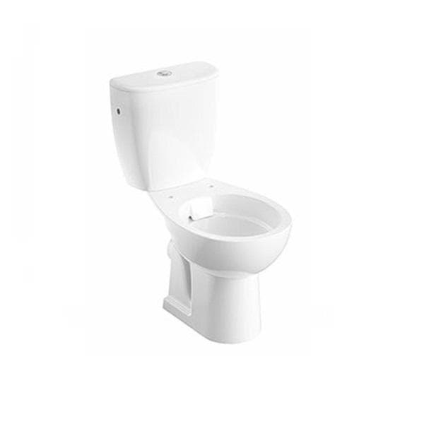 WC  kombi Rimfree KOLO Rekord s nádržkou oblého tvaru, odpad vodorovný,6/3, prípojka vody zboku