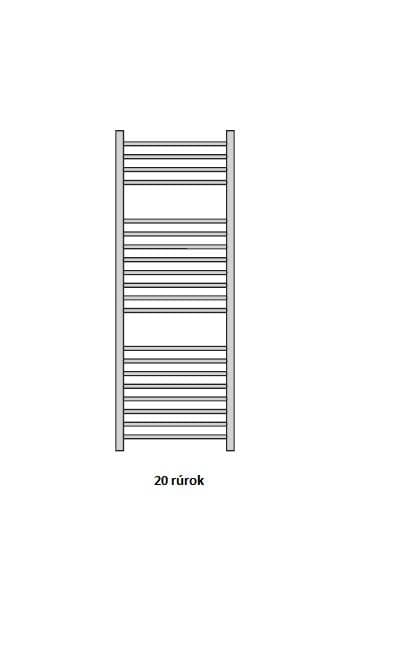 Očenášek BXD750- 950 kúpeľňový radiátor oblý biely, šírka 750 mm, výška 950 mm REBRIK OBLY 750-950 biely