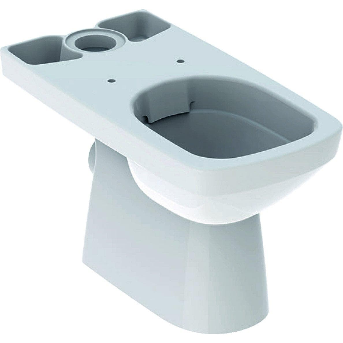 WC misa Rimfree Geberit Selnova Square, pre splachovaciu nádržku umiestnenú na WC mise, hĺbka 68