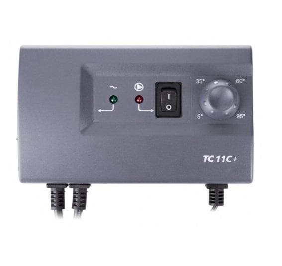 Elektronický termostat TC11C, pre ovládanie obehového čerpadla, Antistop, 5 - 95°C, 1x čidlo 1,5 m