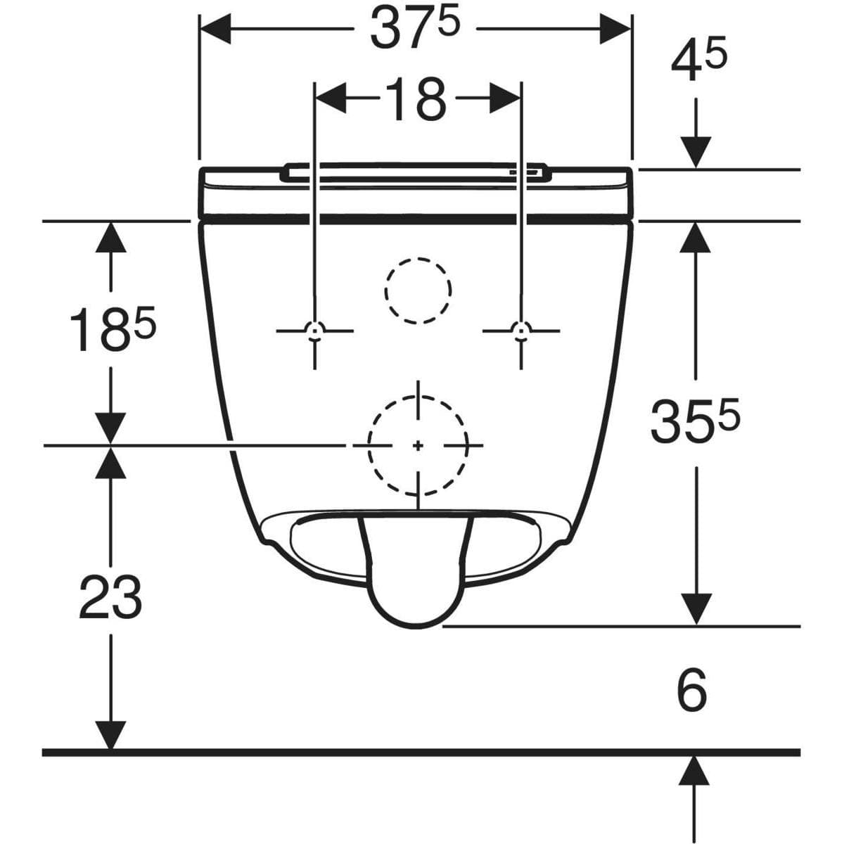  Geberit AquaClean Sela sprchovacie WC závesné Geberit DuoFresh, KeraTect, dizajnový kryt biely G AquaClean Sela kompletné závesné WC, DuoFresh, KeraTect, dizajnový kryt