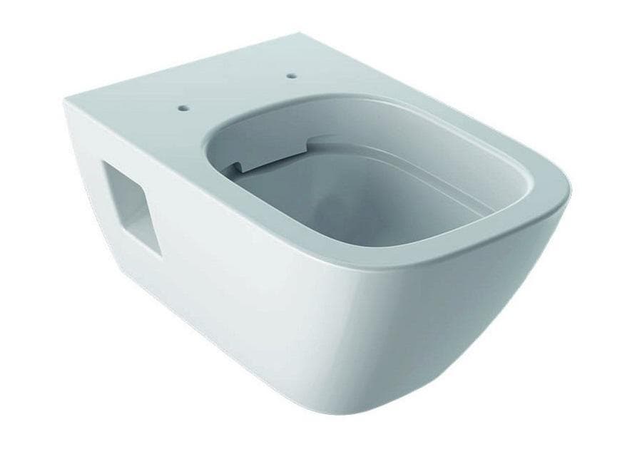 Závesné WC Rimfree Geberit Selnova Square, s hlbokým splachovaním 6/5 l, čiast. uzavretý tvar, 54 cm (nahrádza L33120000)