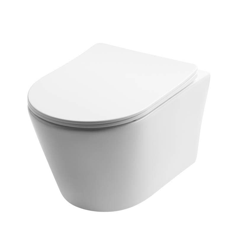 "Závesné WC" TORNADO so sedadlom 672157 SLIM 520x360x360 pre čisté bočné splachovanie bez oplach. kruhu (RIMFLOW,RIMFREE,RIMLESS)