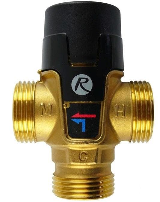 Termostatický zmiešavací ventil TVmix-K S20 G1"M, teplota: 35°C- 65°C, prietok: 1,8 m3/hod