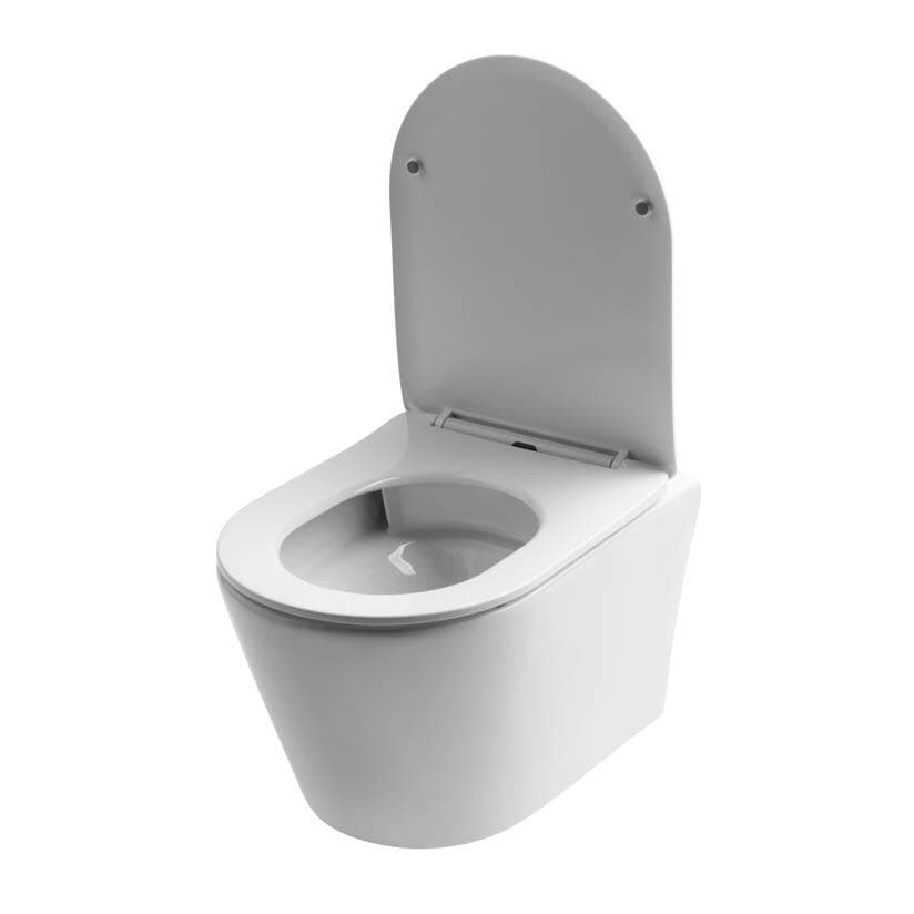  SLOVARM "Závesné WC" TORNADO so sedadlom SLIM 520x360x360 pre čisté bočné splachovanie bez oplach. kruhu (RIMFLOW,RIMFREE,RIMLESS) WC ZAVESNE TORNADO so sedadlom slim W YJ-2280 520x360x360