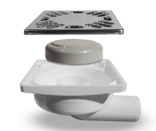 Plast Brno PB VPUST PODLAHOVA BOCNA MINI DN40 100x100 uzávera plavák PB VPUST PODLAHOVA BOCNA MINI DN40 100x100