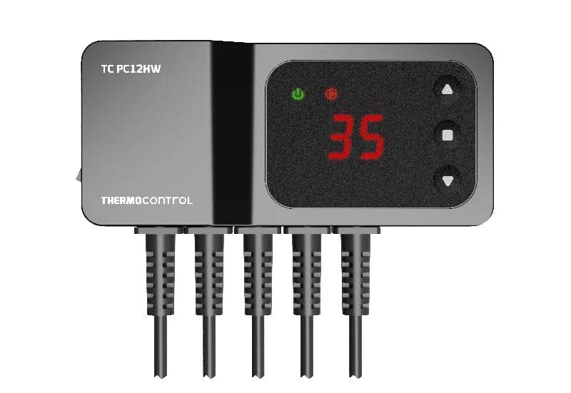 Termostat na ovládanie obehového a cirkulačného čerpadla, Antistop, 230 V, 5-80 °C (nahrádza SALUS PC12HW a TC EPT12HW)