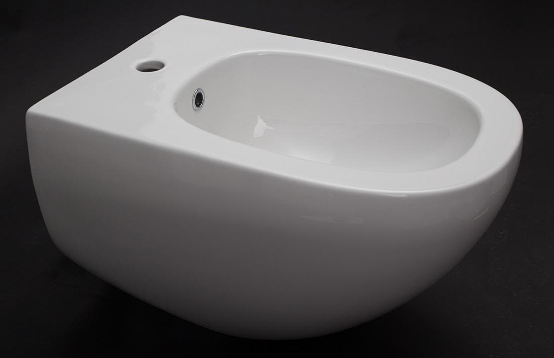 FLUENTA WC Bidet keramický biely - skryté uchytenie