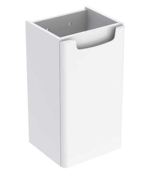 Skrinka pod umývadlo  40 cm hranatý dizajn KOLO REKORD, 1 dvierka, závesná 32,5x59x28,5 cm, biela/lakované s vysokým leskom