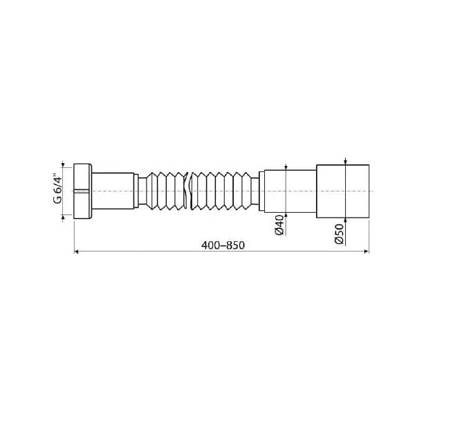  Alca AL-FLEXI pripoj.6/4"x40/50   dat A770 AL-FLEXI pripoj.6/4"x40/50   dat A770