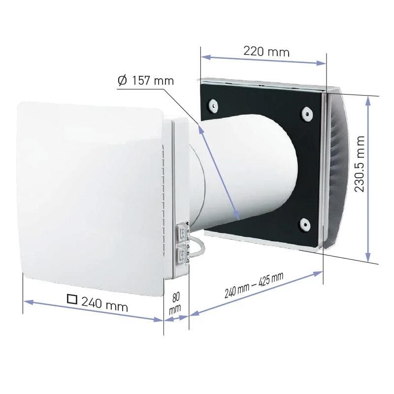  Vents REKUPERAČNÁ JEDNOTKA TwinFresh Comfo RA1-50 V.3 50m3/h priemer157mm VEN-REKUPERACNA JEDNOTKA TwinFresh Comfo RA1-50 V.3 50m3/h priemer157mm