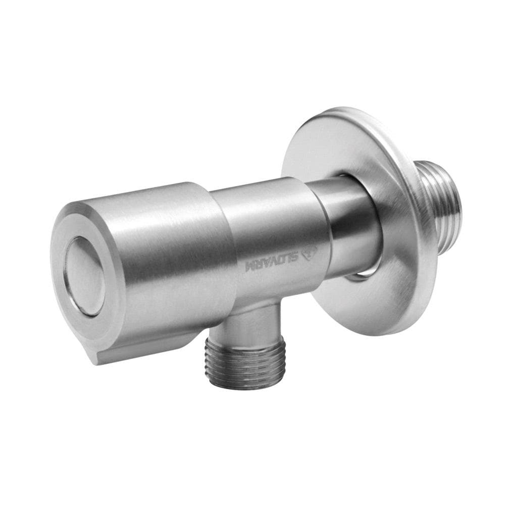 Rohový ventil 1/2"x1/2" nerezový s keramickým vrškom neutrálny, TE-66N.1 DN15