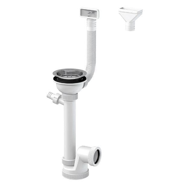  METALAC Nerezový drez IDEAL 400B s otvorom pre batériu 450x505x200mm hĺbka LESKLÝ +sifón D90 zadarmo/ nehrdzavejúca oceľ 1mm hrubá DREZ NEREZ  IDEAL400B 450x505x200mm hlbka Leskly 1mm nerez +sifon zdarma