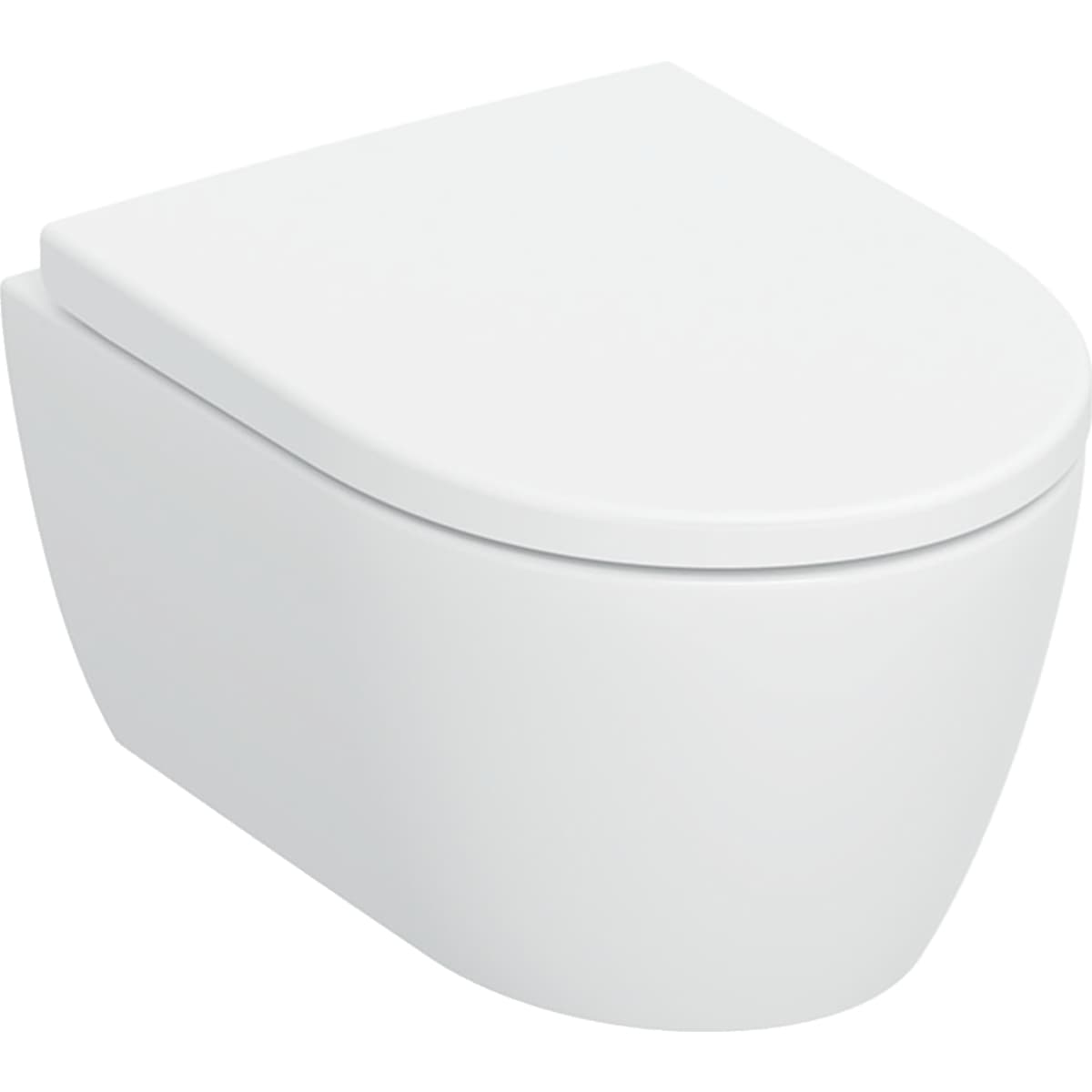 Súprava závesného WC Geberit iCon s WC sedadlom, uzavretý tvar, TurboFlush,T=49cm,pl.zatv.,rýchloup.