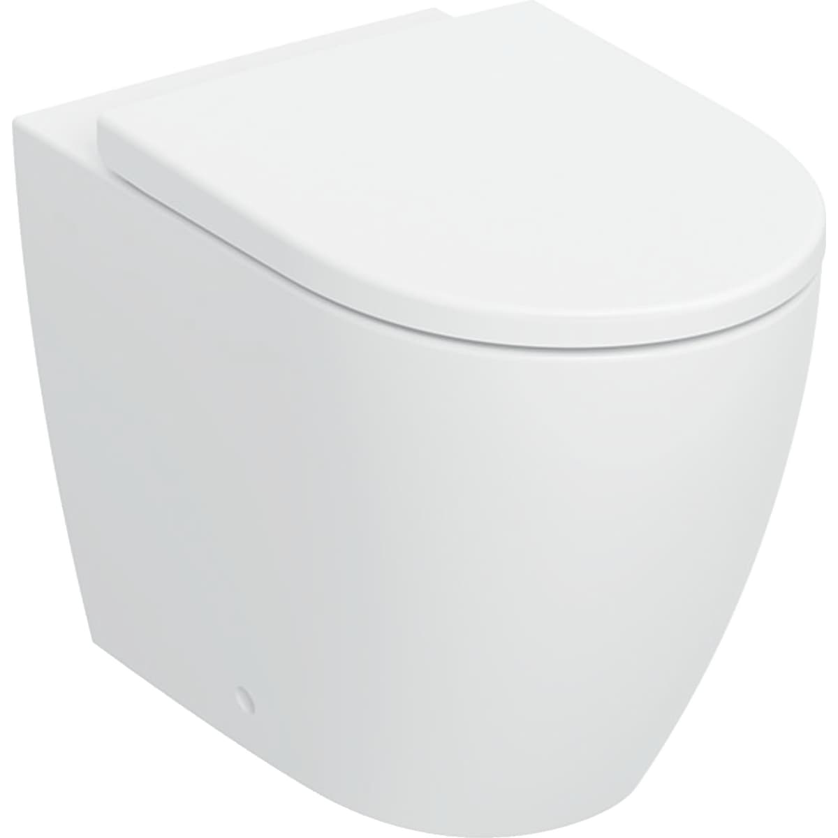 Súprava stojaceho WC Geberit iCon s WC sedadlom, uzavretý tvar, TurboFlush, T=56cm