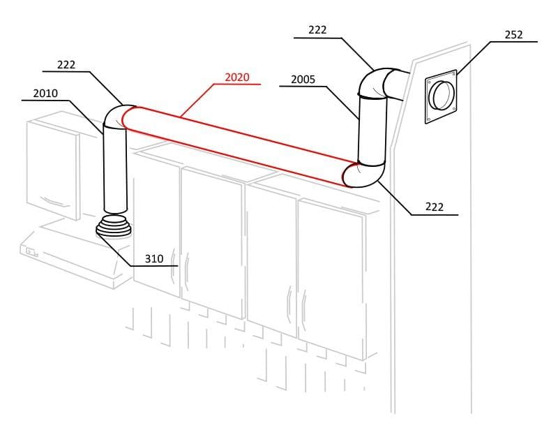  Vents 2020 - D125/2000 - okrúhle potrubie plastové pevné - priemer 125/128 mm dĺžka 2m VEN-POTRUBIE KRUH PEVNE 2020 D125/2000 PLAST