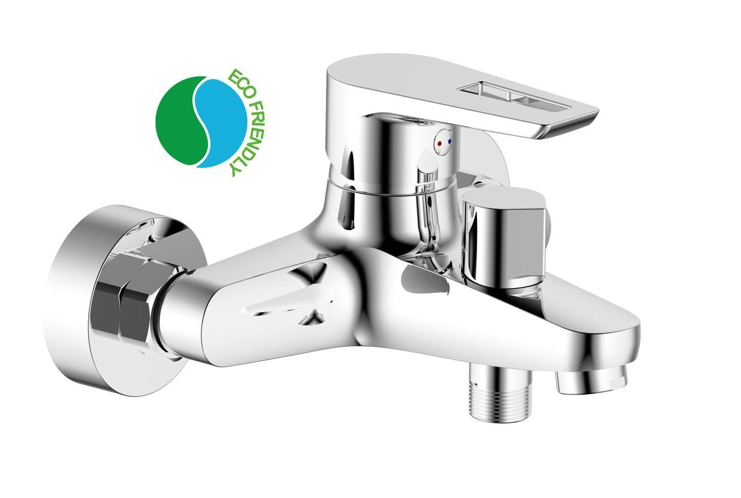 KB901 SAMTEK KLASIK vaňová batéria na stenu do kúpeľne s pákou, DUE SYSTÉM, montážny rozstup 150 mm