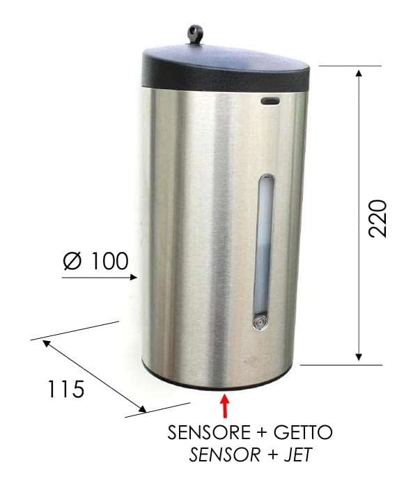  REMER Dávkovač tekutého mydla Remer, senzorový (vhodný aj pre dezinfekčný gél) REMER SENSOR davkovac mydla        AkciaD