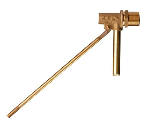 REMER napúšťací ventil anglického typu s rúrkou mosadzný  3/4", plaváková tyčka so závitom 5/16", 1-3 bar