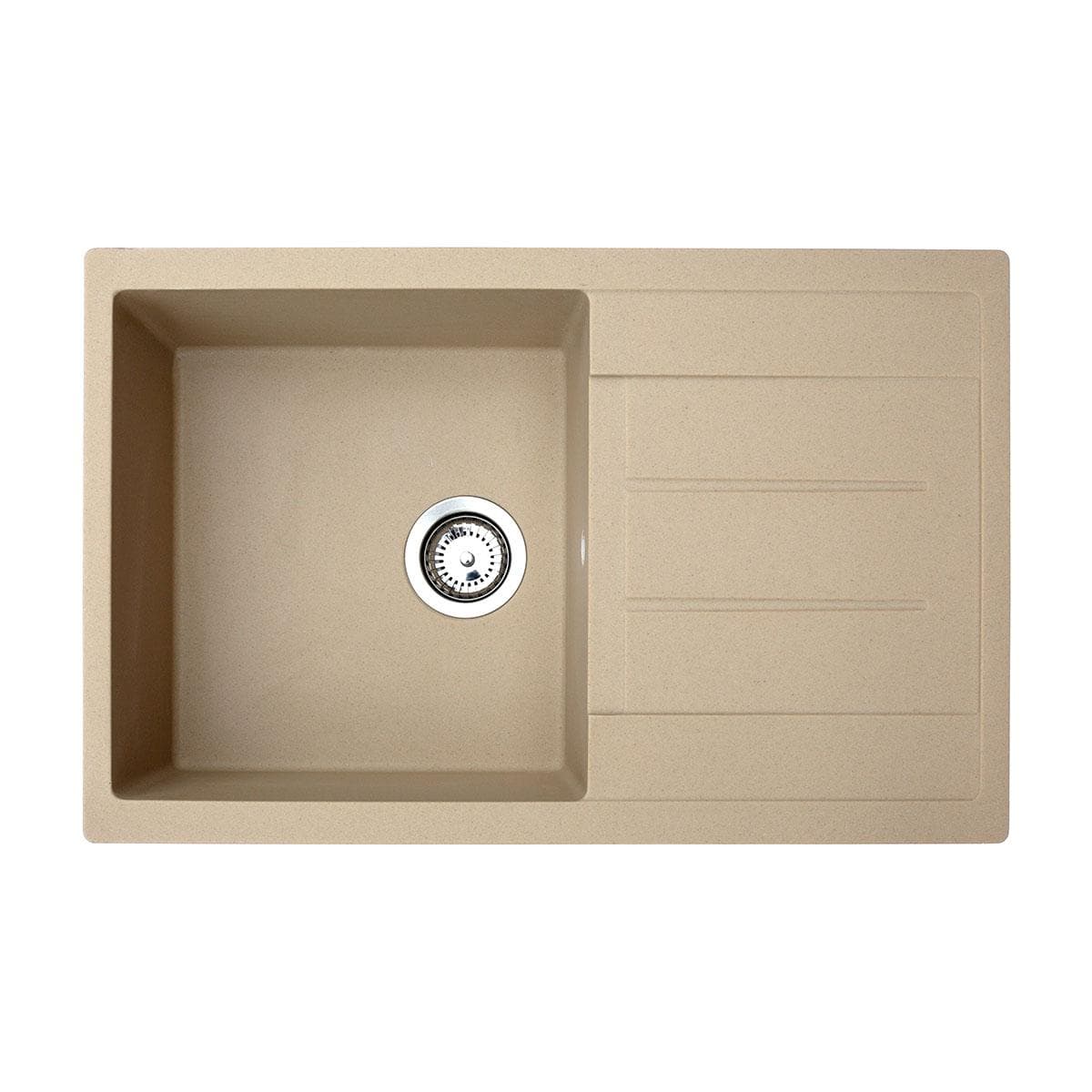 Granitový drez ATOS PLUS 780x500x200 +sifón D90mm šampaň SCHAMPAIGN Ľavý/Pravý
