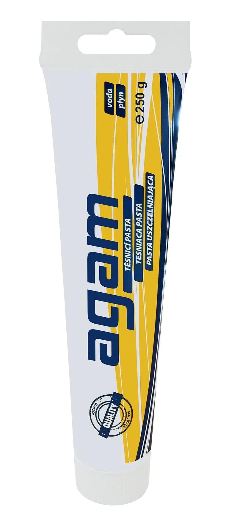 Pasta tesniaca  pre tesnenie s lanovým vláknom tuba 65g Agam(vhodné  pre vodu, plyn a vzduch)